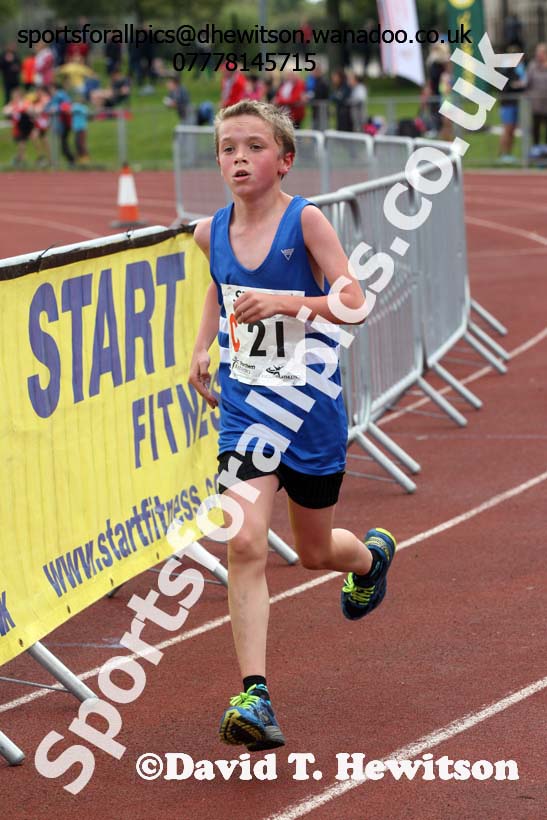 Boys under-13s, Northern Road Relays, Blackpool. Photo: David T. Hewitson/Sports for All Pics